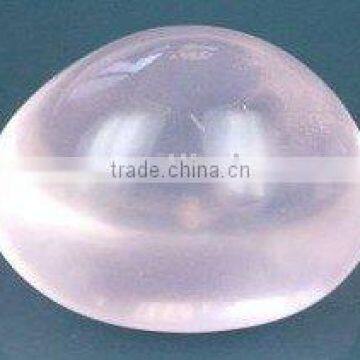 28x22mm Pebble Rose Quartz Irregular Shape Cabochon