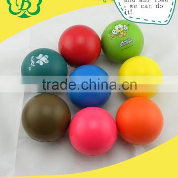 Promotional Custom solid anti stress ball, pu foam ball