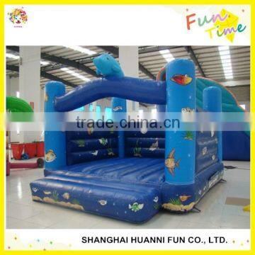 2015 hot sale PVC 0.5mm inflatable jumping castle facory