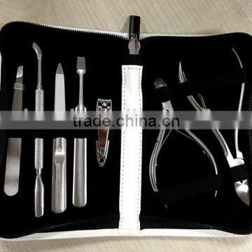 Fashion concise stainless steel manicure pedicure set