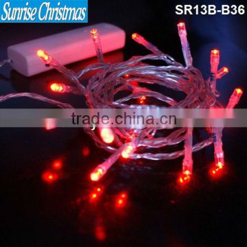 30 red led indoor battery fairy lights or LED battery lights