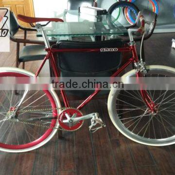 2015 chrome frame fixed gear bike lugged fixed gear bike