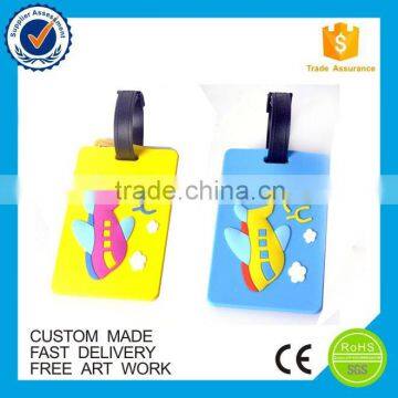 custom pvc hang tag printing luggage tag