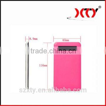 2014 power bank made in China, li-polymer battery power bank, LED touch screen power bank