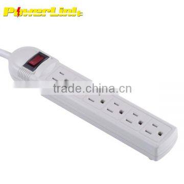 Z70065 UL-listed Space Saving 6 Vertical outlets surge protector power strip