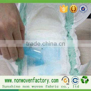 Comfortable baby used diaper material hydrophilic nonwoven fabric