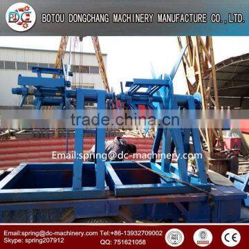 High quality steel uncoiler, tile press machine