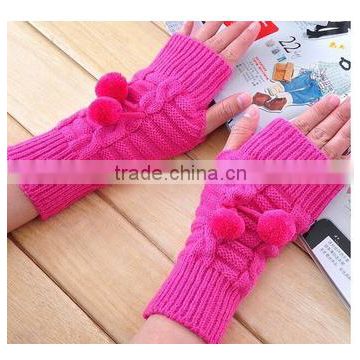 Sexy Lady Winter Bus Driving Thin Knit Fashion Gloves