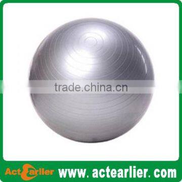 soft fitness grey yoga ball
