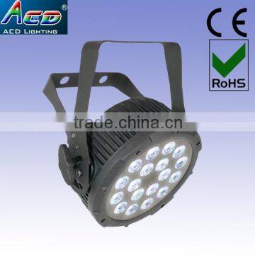 wireless led fla part light,mini led flat par light,mini dmx par led light