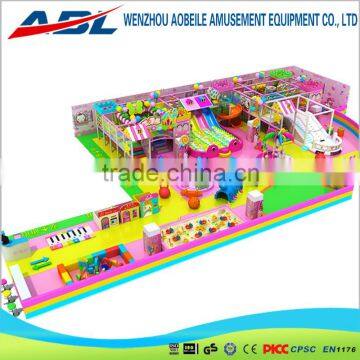 Kindergarten children indoor small plastic tubes fantastic playground for sale