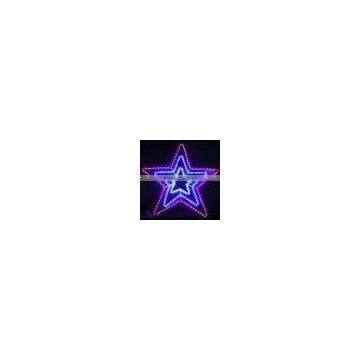 outdoor spelling decorative Christmas motif lights