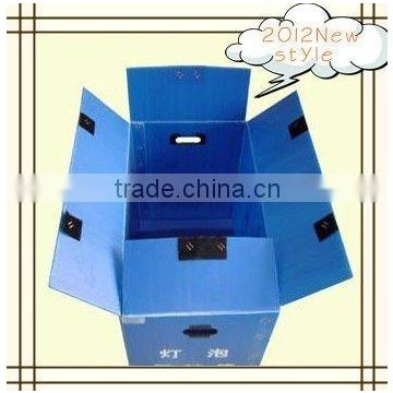 Foldable plastic corrugated turnover box,transport box