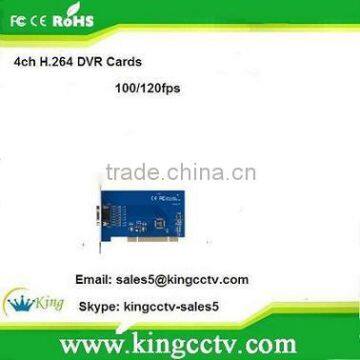 HK-6108S H.264 4ch dvr card techwell 8ch