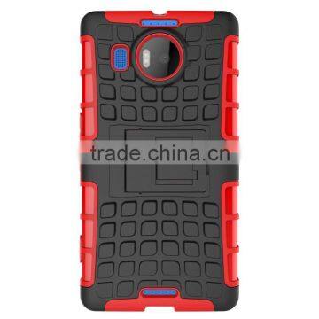 Cell Phone Accessory 2 In 1 Pattern Silicone and PC Rugged Hybrid 2-in-1 Protective Case for Nokia Lumia 950 xl China Suppliers photo-3