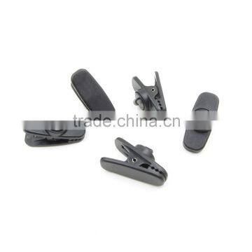 Headset earphone clamp clip
