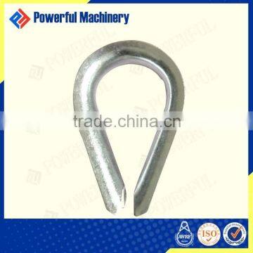 U.S. TYPE GALVANIZED G411 LIGHT DUTY WIRE ROPE THIMBLE