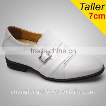 Latest Model Men White Dress Shoes Genuine Leather Wedding Shoes