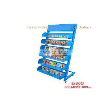 6 layers fashionable modern cd display rack for retail HSX-1300