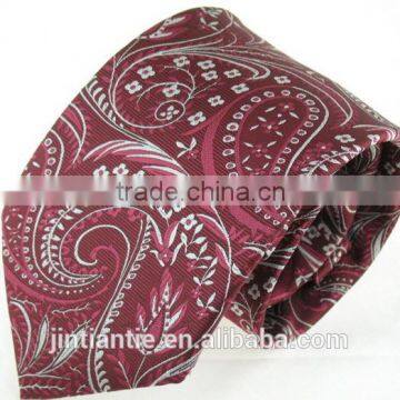 2016 hot best colored custom made paisley mens silk suit necktie