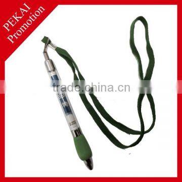 cheap promotional holder neck lanyard with banner pen