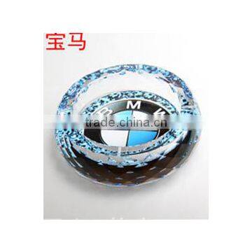 2016 Nwe design crystal round and other shapes glass photo ashtray