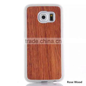TPU Design Bamboo Phone Case Wood Mobile Phone S6 Cover photo-3