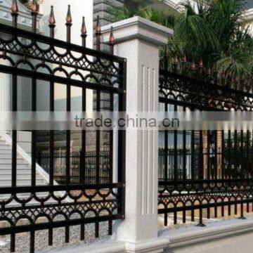 Powder coated aluminum metal fence panels