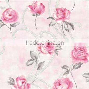 High Quality Beautiful Flower Thick Vinyl Wallpaper for Sale photo-2