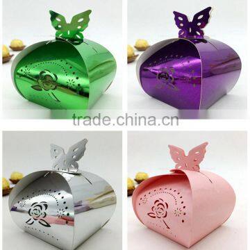 Beautiful butterfly wedding favour boxes sweet box