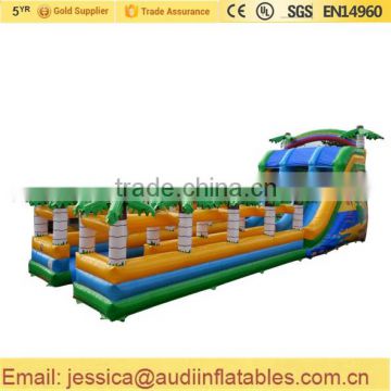 inflatable Tropical Slide with Palm Trees for sale