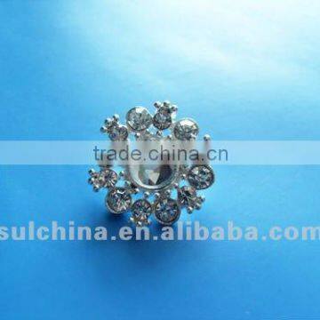 crystal button