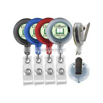 Wholesale Translucent ID Badge Reels Round or Square Badge Reels