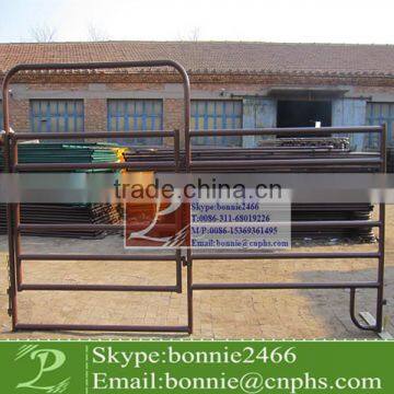 Heavy Duty 6 Rail Round Yard Panels(factory & trader)