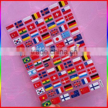 national flag EVA sticker puffy sticker