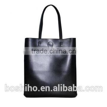 Custom Design Soft Touch Tote Leather Bag Handbag photo-4