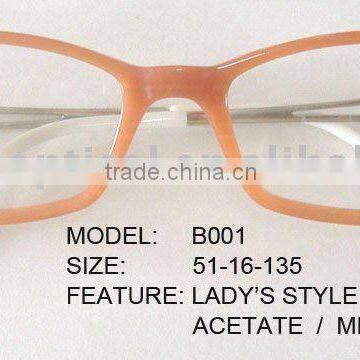 Acetate handmade spectacle frames2001