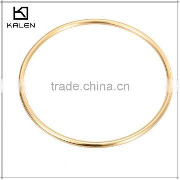 Wholesale gold, rose gold and steel color stainless steel bangle from China