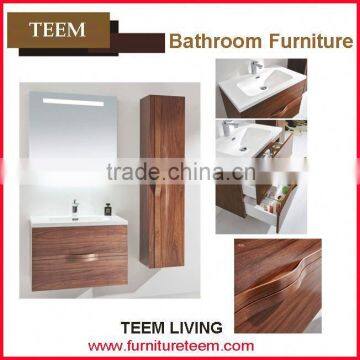 hot sales new design vanities manufacturer high end design soild wood floor bathroom cabinet