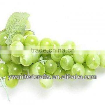 Bunch of Artificial Green Grapes - Decorative Fake/Plastic Fruit