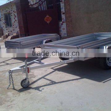 Car Trailer Use 8x5 tandem axle box trailer for sale