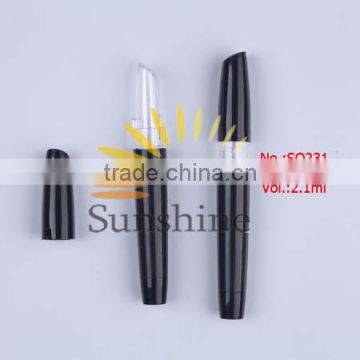 SO231, 2.1ml twist cosmetic pen packaging with shower tip, plastic twist pen, pen packaging with shower tip, best cosmetic pen