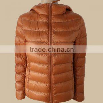 2015 Ultralight Women Winter Foldable Down Jacket