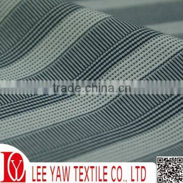 100% poly interlock jacquard stripe fabric