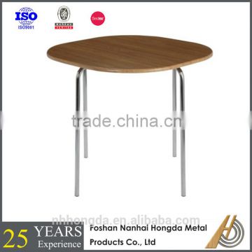 hot selling iron frame MDF top dining table