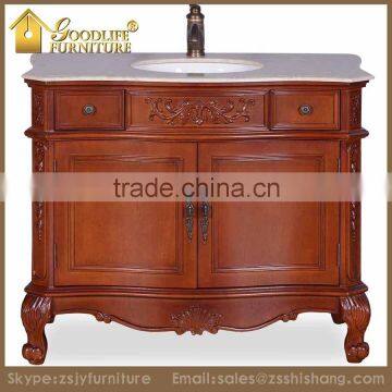 American Style Wooden Single Sink Vanity Bathroom
