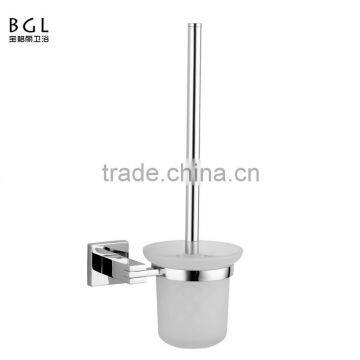 2016used bathroom partitions zinc alloy chrome furface toilet brush holder