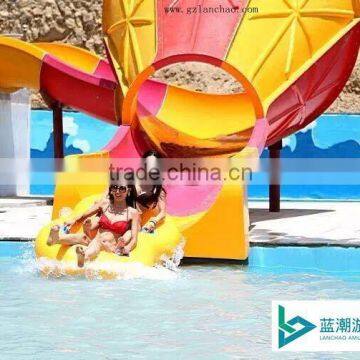 Water Park Rider Mini Trumpet Family Water Slides for Water Park Equipment photo-3