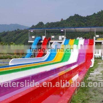 Hot sell water park multiple fiberglass water rides wholesale