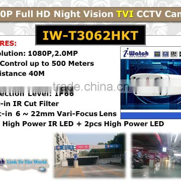 IW-T3062HKT Full HD 2MP 1080P Up To Cable Control TVI Camera